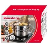 Klausberg KB-7728 lonac za kuhanje na pari 3,1 L – 3-dijelni set, 20 cm EAN: 5908287277281 | shoptok.hr