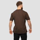 GymBeam men‘s Basic T-Shirt Chocolate Brown 90244