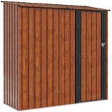  Vrtne šupe Smeđa 203 x 85,5 x 200 cm Metal | shoptok.hr