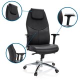 MID.YOU Pisarniški Stol Ferrara, Črna | Shoptok.si