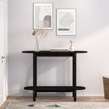  Konzolni stol crni 110 x 40 x 80cm od masivne borovine | shoptok.hr