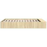  Okvir za krevet boja hrasta 135x190 cm od konstruiranog drva | shoptok.hr