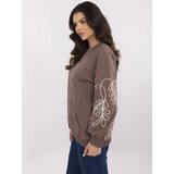RELEVANCE Sweatshirt-RV-BL-9972.10X-dark brown | Shoptok.si