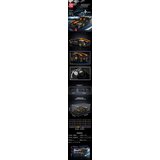 CAR Block Set 386 pieces. Black Cene