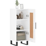  Komoda sjajna bijela 34,5 x 34 x 90 cm od konstruiranog drva | shoptok.hr
