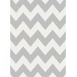  Tepih extra fleece chevron belo/srebrni 160x230cm | Eponuda.com