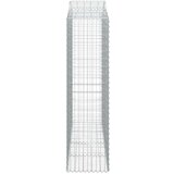  Lučne gabionske košare 9 kom 200x50x180/200cm pocinčano željezo | shoptok.hr
