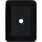 vidaXL Umivaonik 40 x 30 x 13 cm keramički crni | shoptok.hr