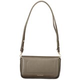 Coccinelle C-Me Lock Mini ženska kožna torbica 20x12x4 cm sivo-smeđa Slike