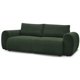 Bobochic Paris Tamno zelena sklopiva sofa od samta 257 cm Lucien – | shoptok.hr