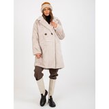 Och Bella Coat TW-PL-2118.95P-light beige | Shoptok.si