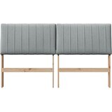  Tapecirani uzglavlje Svijetlo siva 150 cm Čvrsto borovo drvo | shoptok.hr