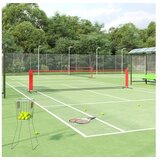  Teniska mreža crno-crvena 500x100x87 cm od poliestera | shoptok.hr