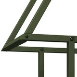  stojalo za drva olivno zelena 50x25x60 cm hladno valjano jeklo | Shoptok.si