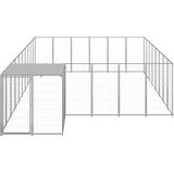  Kavez za pse srebrni 15,73 m² čelični | shoptok.hr