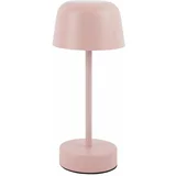 Leitmotiv Svetlo rožnata LED namizna svetilka (višina 28 cm) Brio –