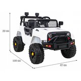  Auto na akumulator Jeep Dark Night - bijeli | shoptok.hr