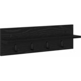  Vješalica za kapute na zidu Zidne Crni hrast 60 x 10,5 x 18 cm | Shoptok.si