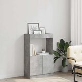 vidaXL Visoka komoda siva boja betona 63x33x100 cm konstruirano drvo | shoptok.hr