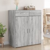 vidaXL Komoda siva boja hrasta 80x42,5x93 cm od konstruiranog drva Cijene