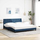 vidaXL Okvir za krevet bez madraca plavi 180x200 cm od tkanine | shoptok.hr