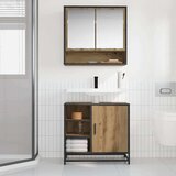  Komplet pohištva za kopalnico s predalom 2 pcs Umetni hrast, (5000092754) | Shoptok.si