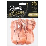 Beauty Charm Set 10 kovinsko roza balonov - 30 cm | Shoptok.si