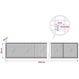  Gabion s žicom debljine 3 5 mm i mrežom 5x2 5 cm 950x20x50 cm - 20 cm 50 cm 950 cm | shoptok.hr