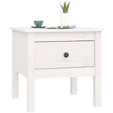  Bočni stolići 2 kom bijeli 50x50x49 cm od masivne borovine | shoptok.hr