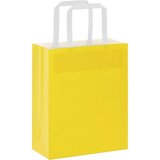  Papirnate vrećice 250 kom s ručkama žute 18x8x22 cm | shoptok.hr