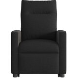 vidaXL Električni masažni naslonjač na podizanje od tkanine crni | shoptok.hr