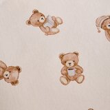 Catherine Lansfield Kremno bela napenjalna enojna flanelna otroška rjuha 90x190 cm Brushed Teddy Bear – | Shoptok.si