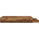  Krevet s ladicama Staro drvo 120 cm Konstruirano drvo | shoptok.hr