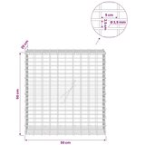  Gabion s žicom debljine 3 5 mm i mrežom 5x2 5 cm 50x20x50 cm - 20 cm 50 cm 50 cm | shoptok.hr