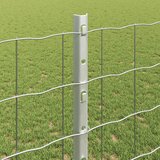 Euro ograda s postom 10 x 1,2 m Pocinčani čelik Srebrna Mreža | shoptok.hr