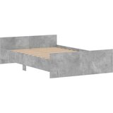  Kreveta s uzglavljem i podnožjem boja betona 120x190 cm | shoptok.hr