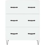  Visoka komoda bijela 69 5x34x180 cm konstruirano drvo | shoptok.hr