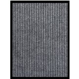 vidaXL Predpražnik črtast siv 60x80 cm | Shoptok.si