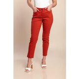 Fenzy Plus Size Bombažne Hlače, Opečnate | Shoptok.si