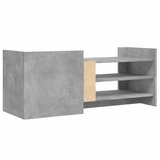 TV ormarić boja betona 100 x 35 x 40 cm od konstruiranog drva | shoptok.hr