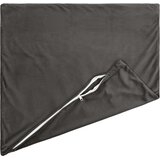  Presvlaka za jastuk 12 pcs HEERLEN Tamnosiva 50 x 50 cm Baršun | shoptok.hr