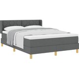  Krevet s opruga kutije Tamno siva 190 x 140 cm tkanina | shoptok.hr