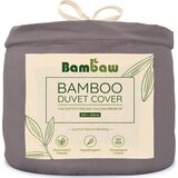 Bambaw prevleka za odejo iz bambusa 200x200 cm - dark grey | Shoptok.si