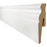 Master Lajsna za parket MDF 15,5x80x2400mm Retro 501256 bijela Cijene