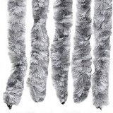  Zastor protiv muha bijelo-sivi 100 x 200 cm od šenila | shoptok.hr