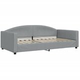 Dnevni krevet na razvlačenje svjetlosivi 100x200 cm od tkanine | shoptok.hr