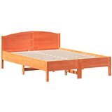 vidaXL Okvir kreveta bez madraca voštano smeđi 140x190 cm od borovine Cijene