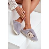 Boto marka niezdefiniowana Women's furry slippers with a bear gray Fiorinella | Eponuda.ba