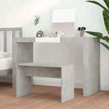  Toaletni stolac siva boja betona 70x35x45 cm konstruirano drvo | shoptok.hr