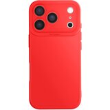 AVIZAR Ovitek za iPhone 17 Pro Max iz mehkega silikona z ojačanim blokom kamere, Rdeča, (5000190547) | Shoptok.si